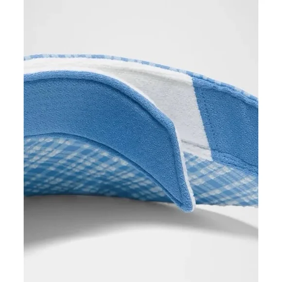 Lululemon Seersucker Check Removable Sweatband Visor BCOC Size S/M NWT - Picture 4 of 9